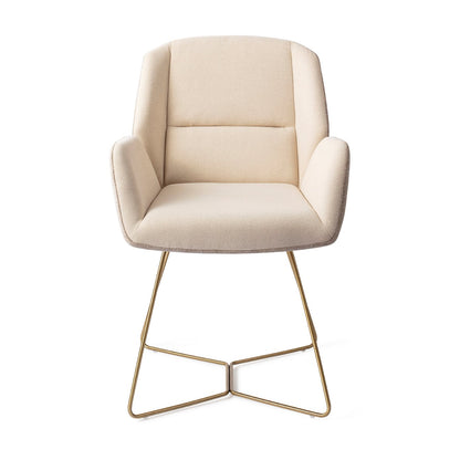 Myoko Dining Chair Sandy Hill Beehive Gold