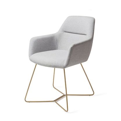 Kinko Dining Chair Cloud Beehive Gold