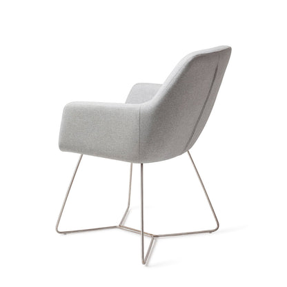 Kinko Dining Chair Cloud Beehive Steel