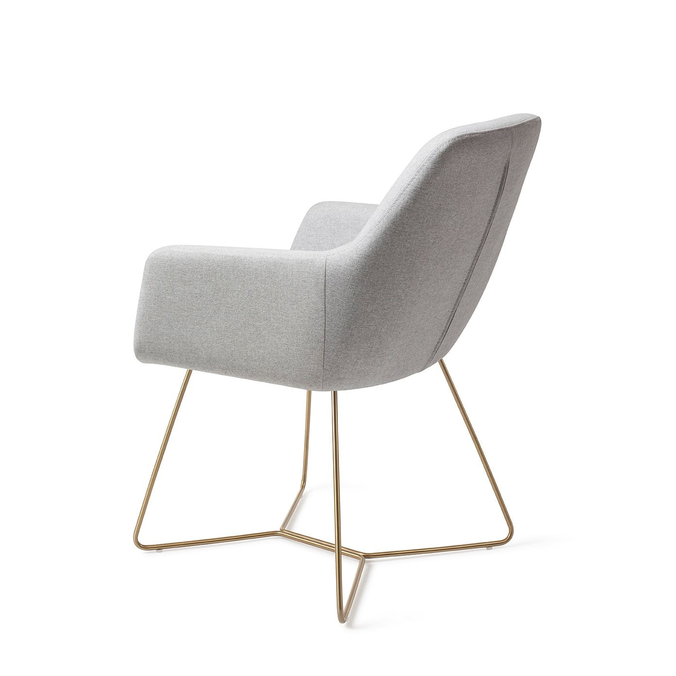 Kinko Dining Chair Cloud Beehive Gold