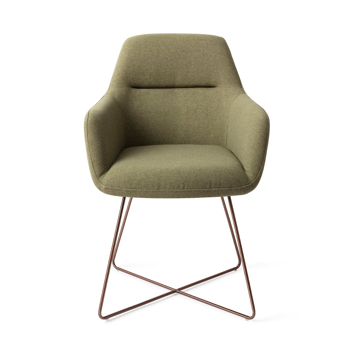 Kinko Dining Chair Green Hunter Cross Rose