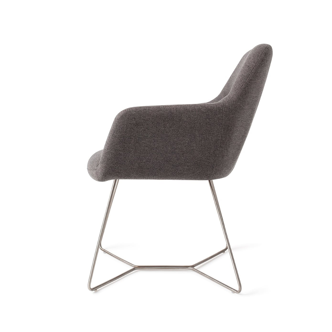 Kinko Dining Chair Shadow Beehive Steel