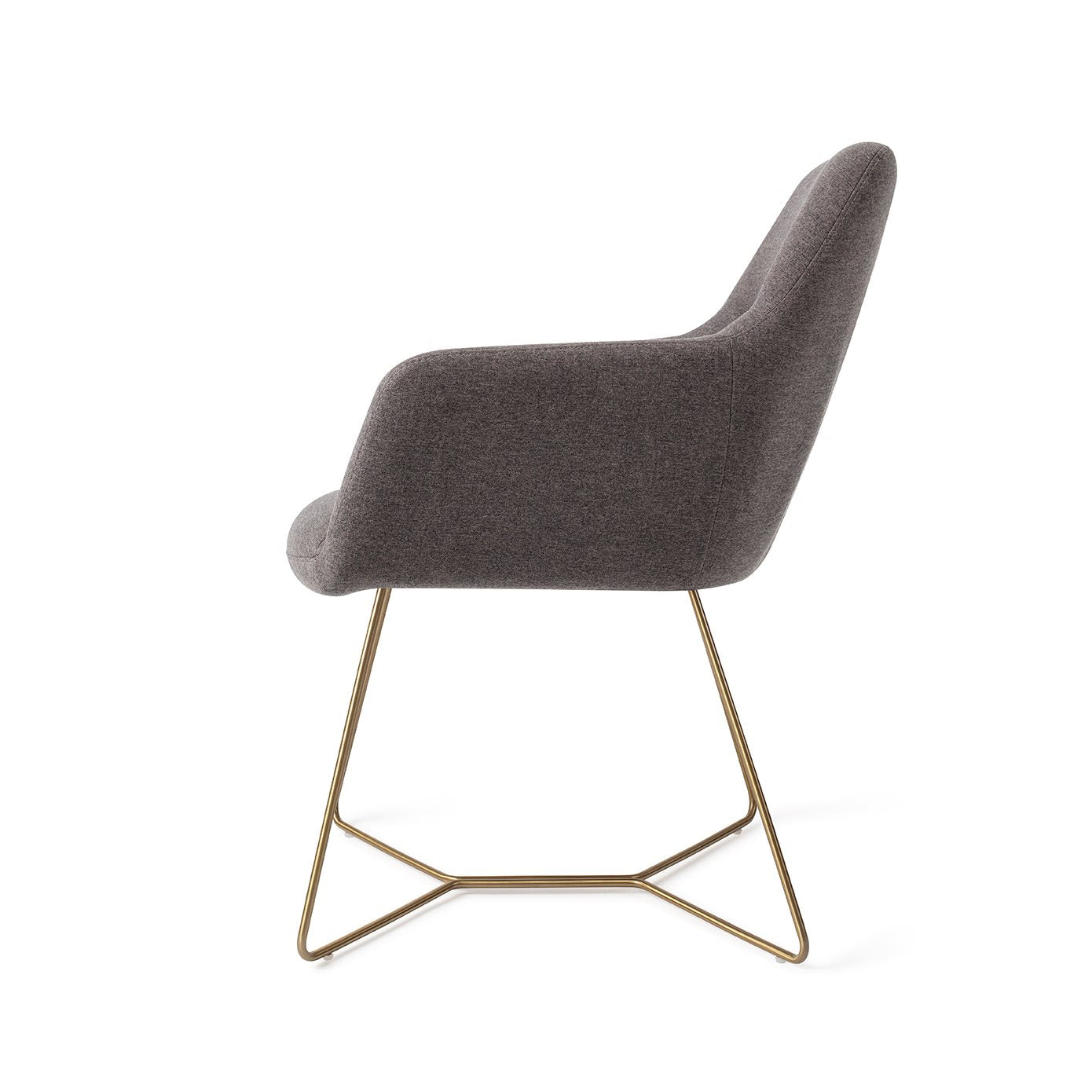 Kinko Dining Chair Shadow Beehive Gold