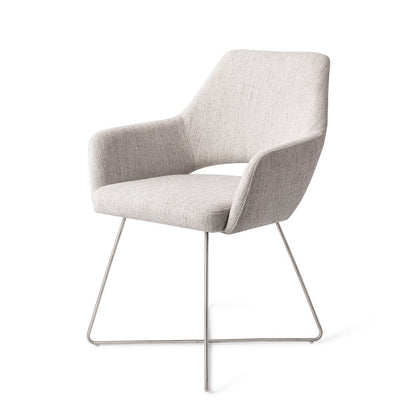 Yanai Dining Chair Pigeon Cross Steel