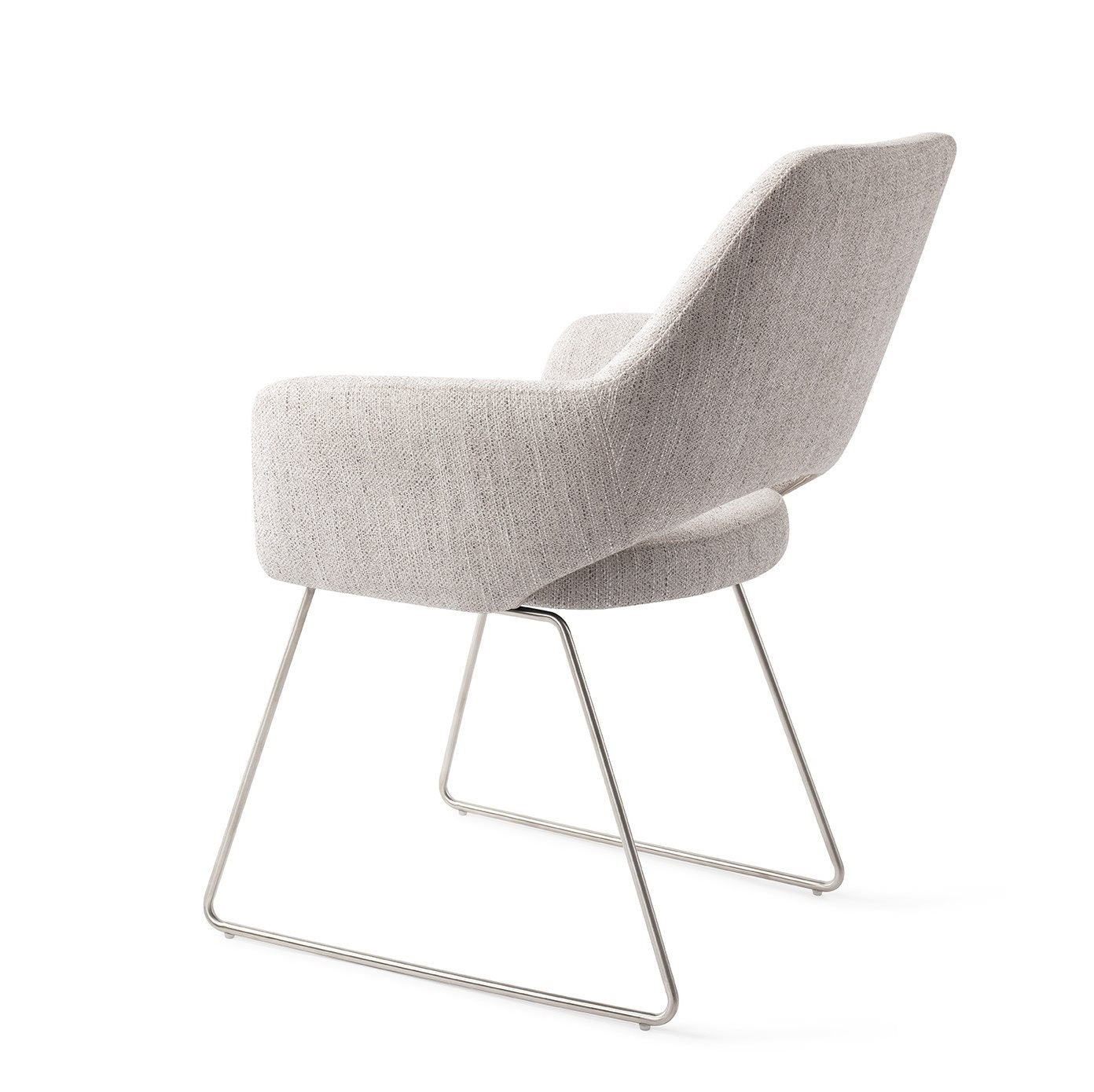 Yanai Dining Chair Pigeon Slide Steel