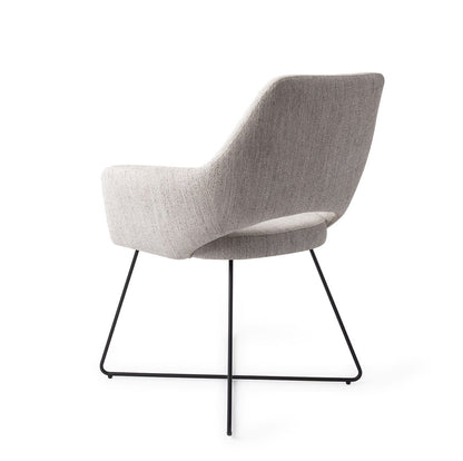 Yanai Dining Chair Pigeon Cross Black