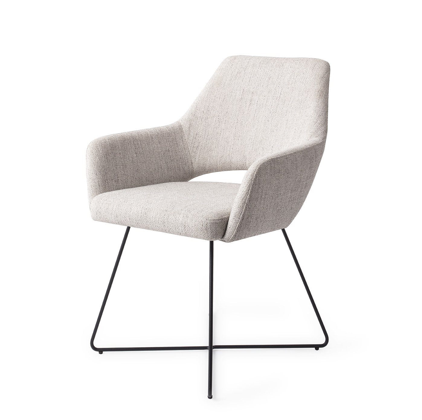 Yanai Dining Chair Pigeon Cross Black