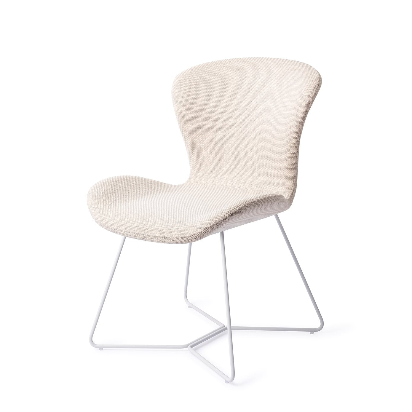 Moji Dining Chair Coconuts Beehive White