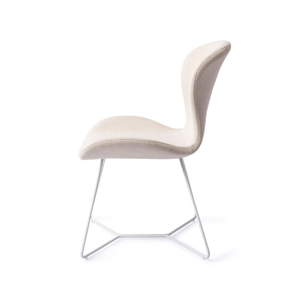 Moji Dining Chair Coconuts Beehive White