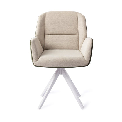 Myoko Dining Chair Popeye Turn White