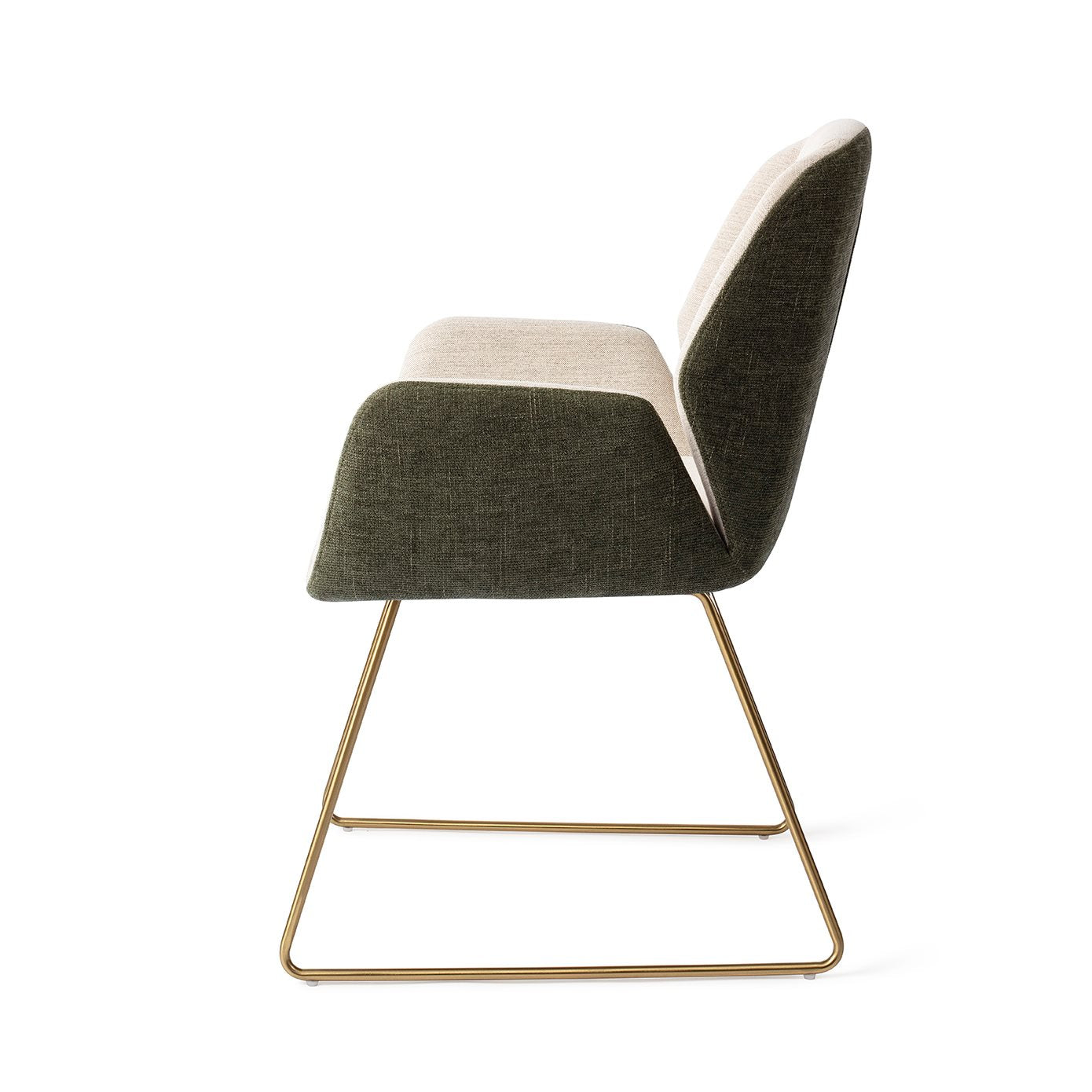 Myoko Dining Chair Popeye Slide Gold