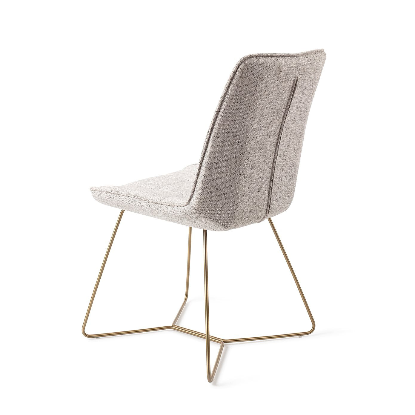 Ota Dining Chair Pigeon Beehive Gold