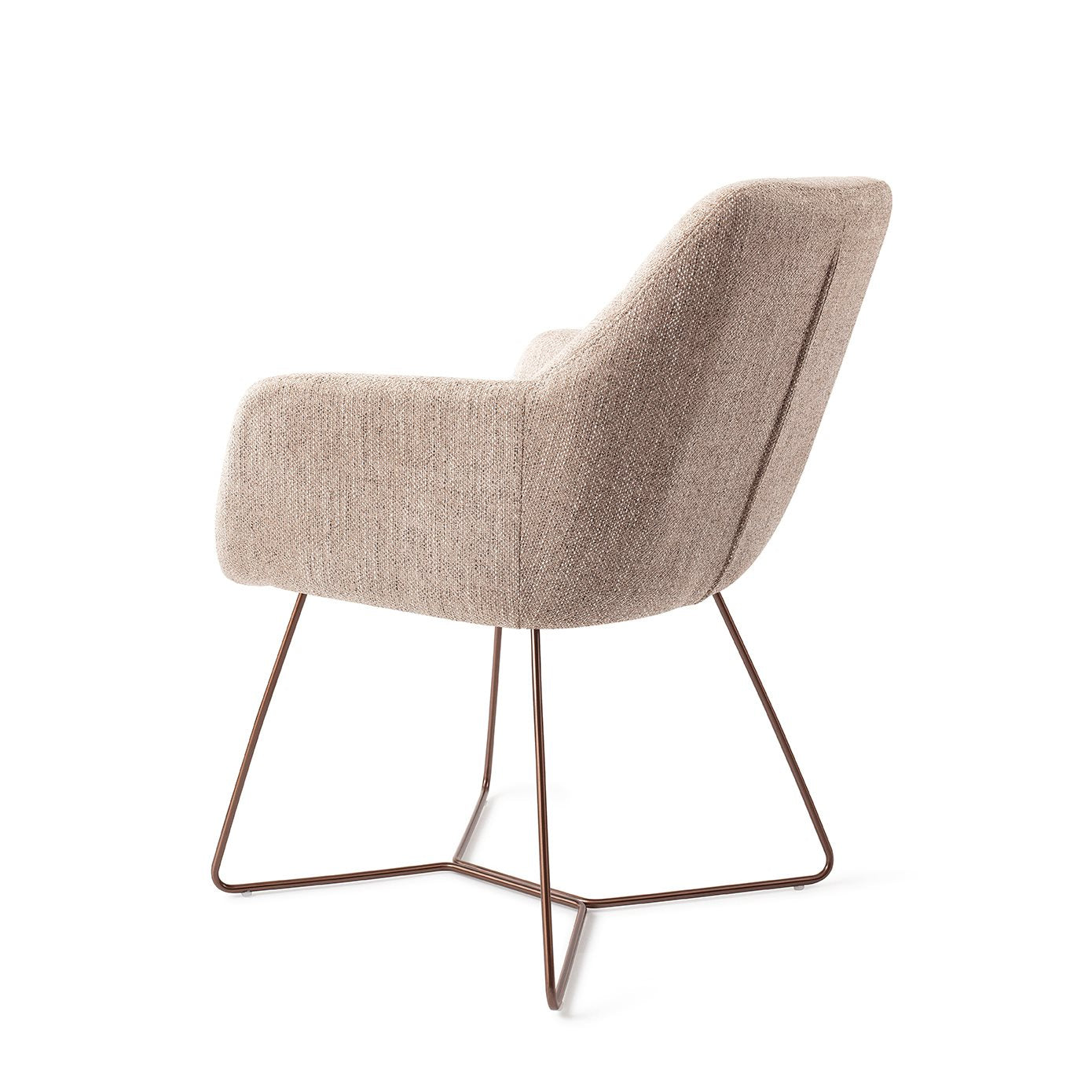 Noto Dining Chair Biscuit Beach Beehive Rose