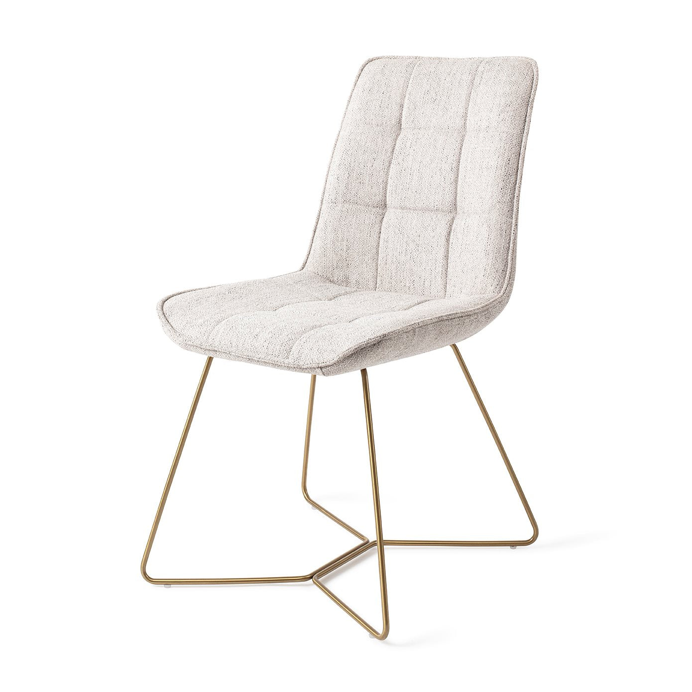 Ota Dining Chair Pigeon Beehive Gold