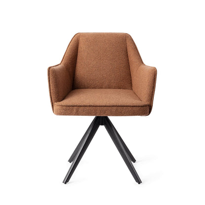 Tome Dining Chair Cinnamon Bun Turn Black