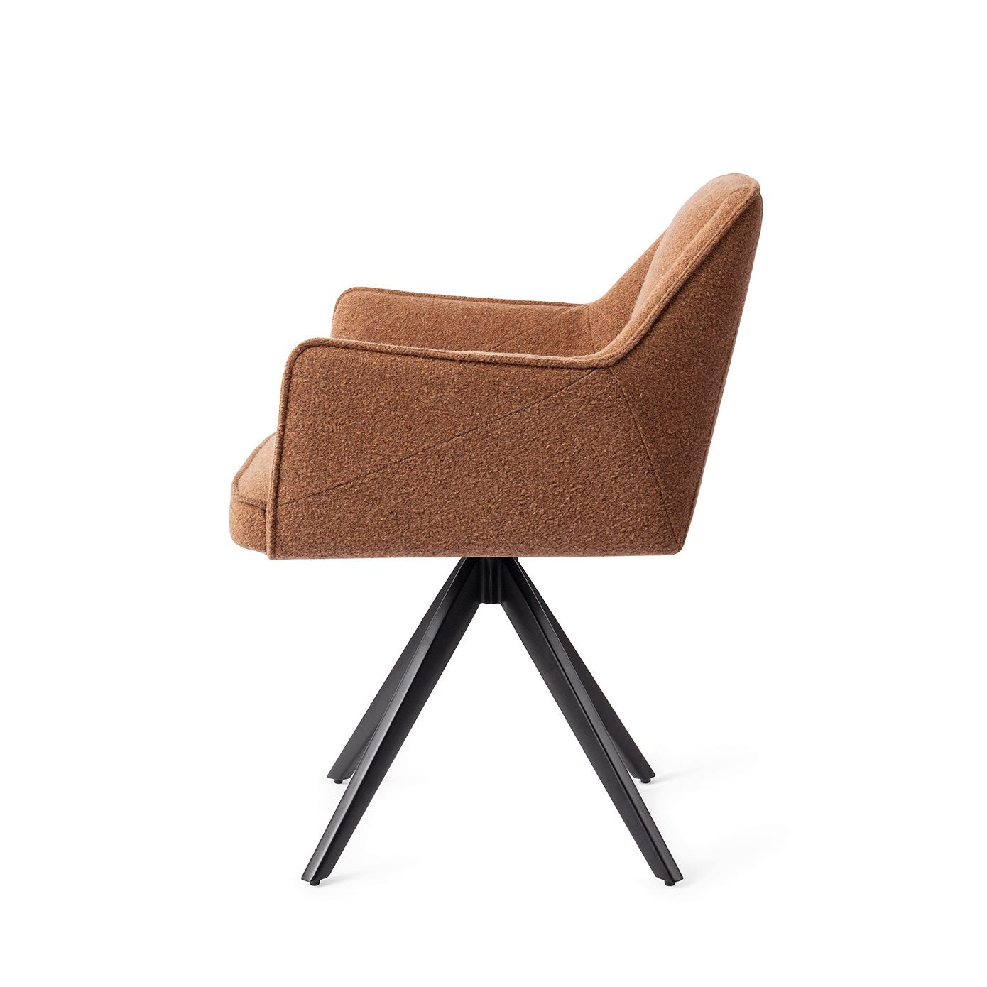 Tome Dining Chair Cinnamon Bun Turn Black