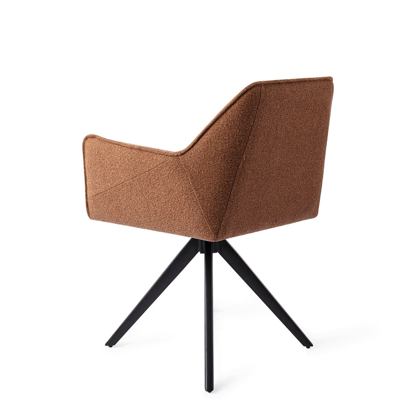 Tome Dining Chair Cinnamon Bun Turn Black