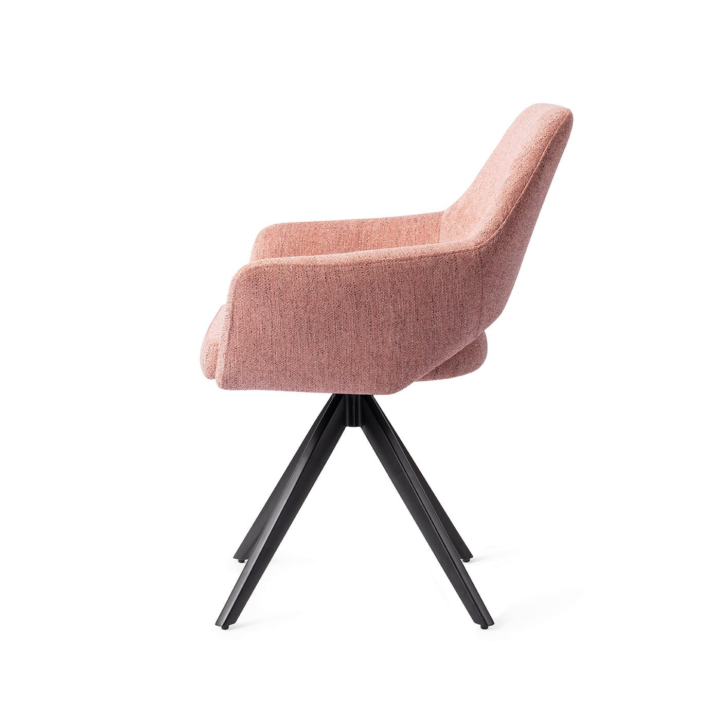 Yanai Dining Chair Pink Punch Turn Black