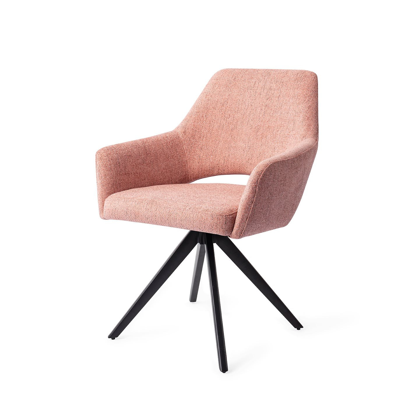 Yanai Dining Chair Pink Punch Turn Black