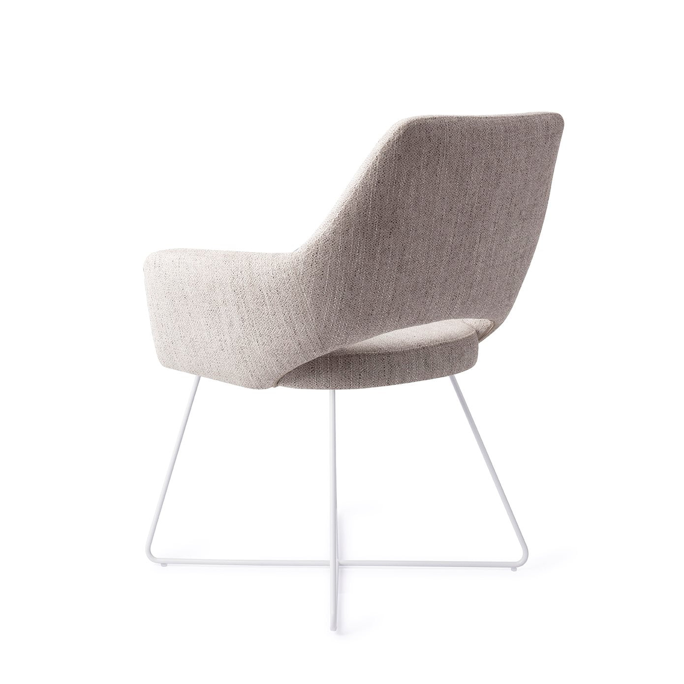 Yanai Dining Chair Pigeon Cross White