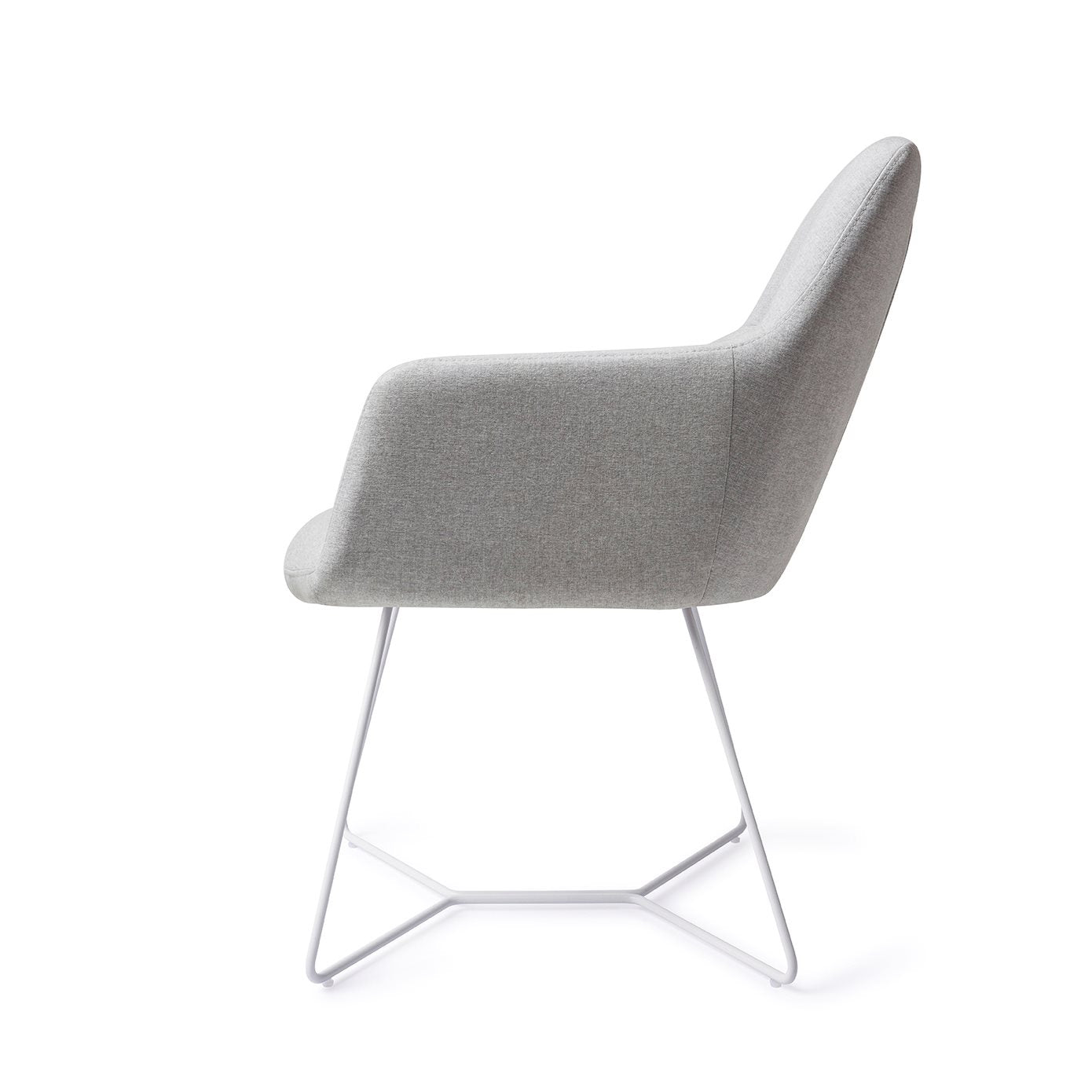 Kinko Dining Chair Cloud Beehive White