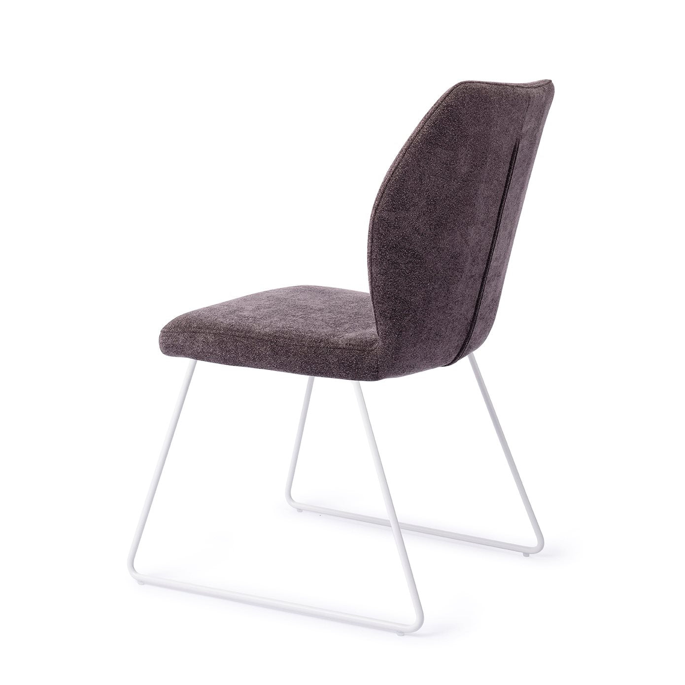 Ikata Dining Chair Almost Black Slide White