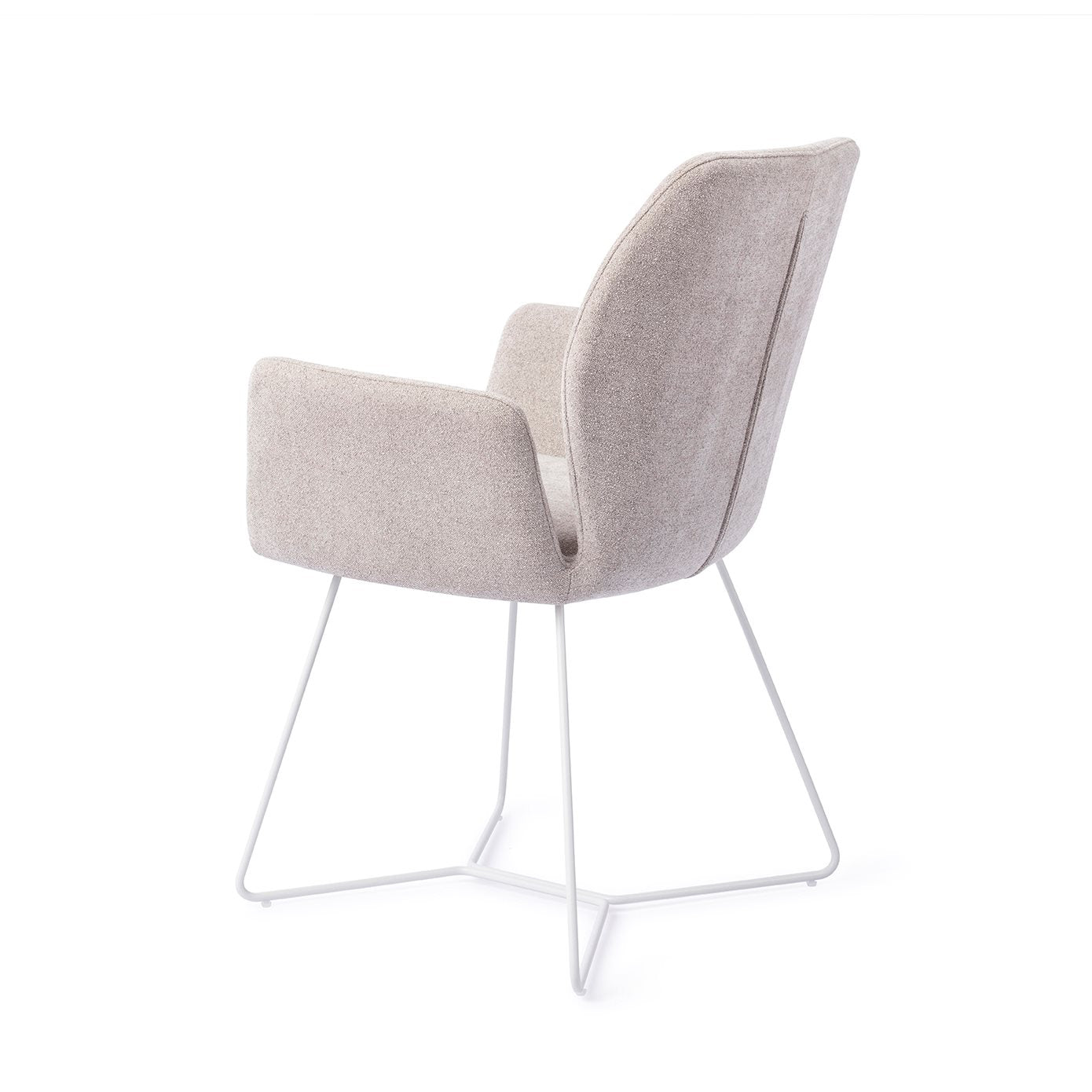 Misaki Dining Chair Pretty Plaster Beehive White