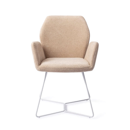 Misaki Dining Chair Funky Fudge Beehive White