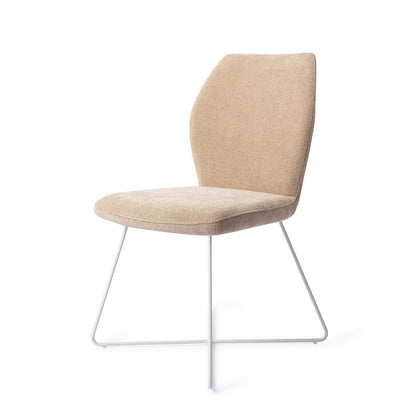 Ikata Dining Chair Funky Fudge Cross White