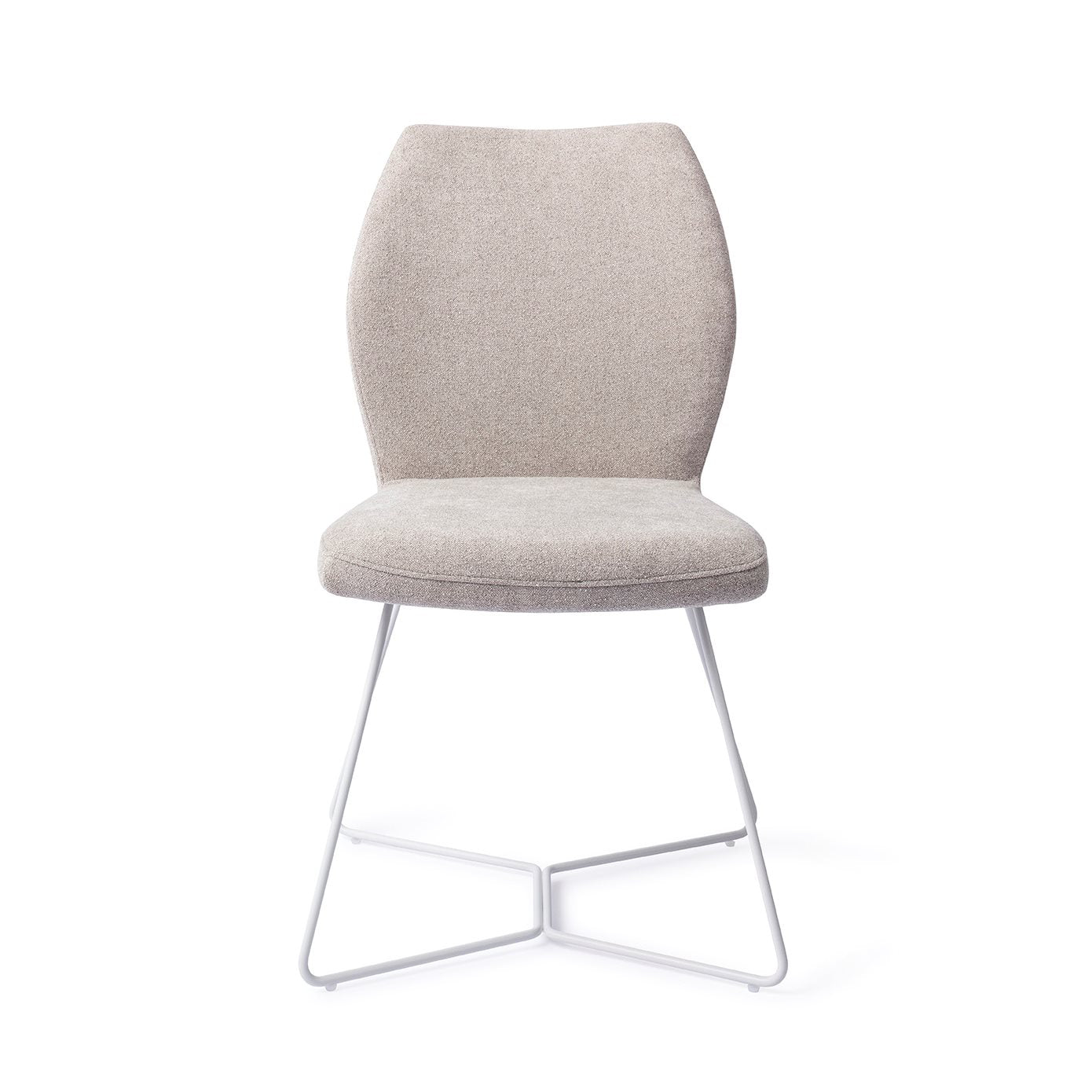 Ikata Dining Chair Pretty Plaster Beehive White