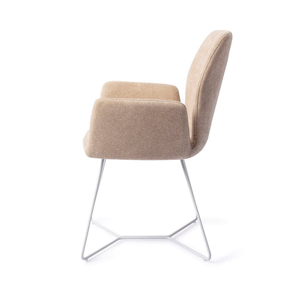 Misaki Dining Chair Funky Fudge Beehive White