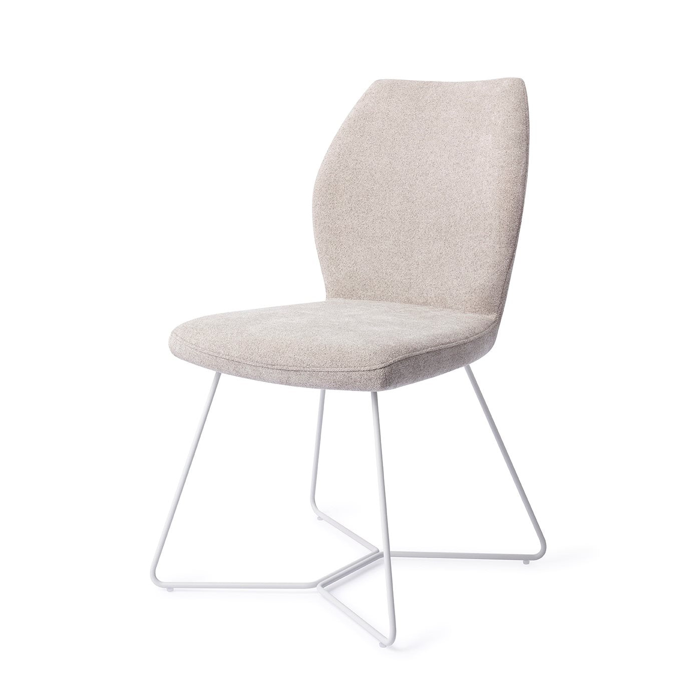 Ikata Dining Chair Pretty Plaster Beehive White