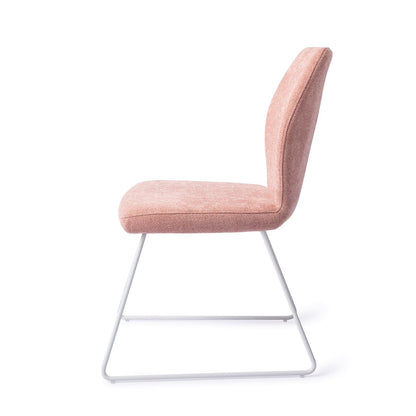 Ikata Dining Chair Anemone Slide White