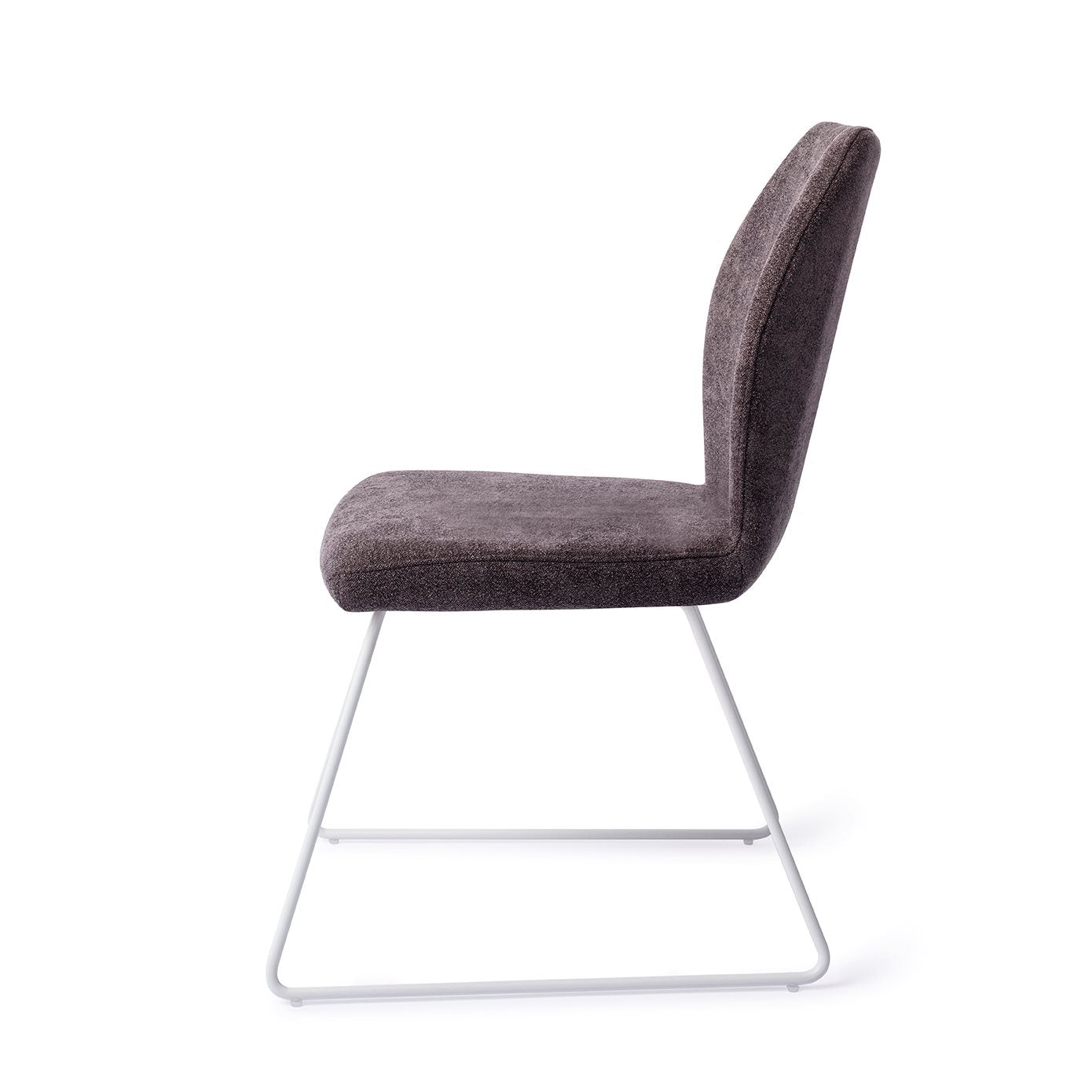 Ikata Dining Chair Almost Black Slide White