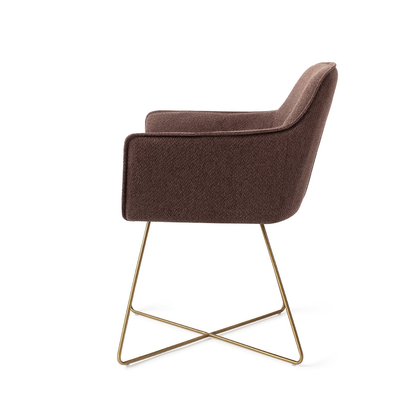 Hofu Dining Chair Potters Clay Cross Gold