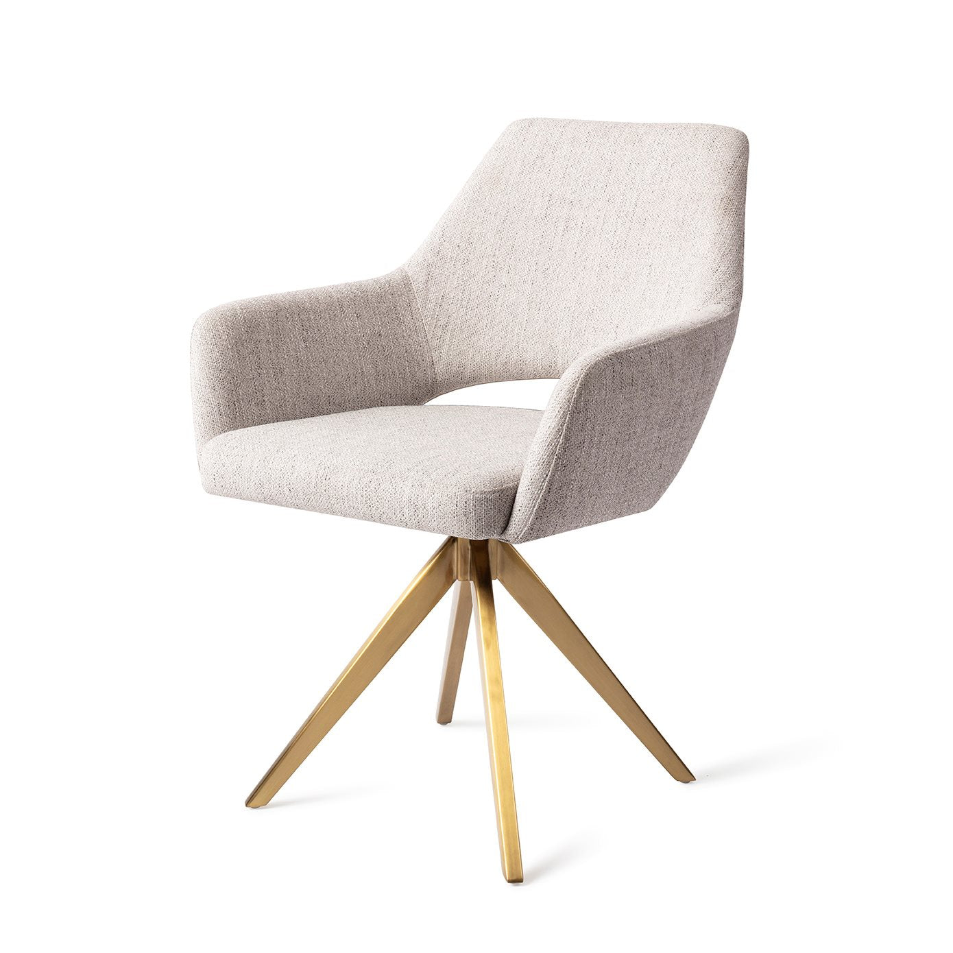 Yanai Dining Chair Pigeon Turn Gold