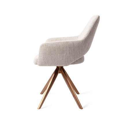 Yanai Dining Chair Pigeon Turn Rose