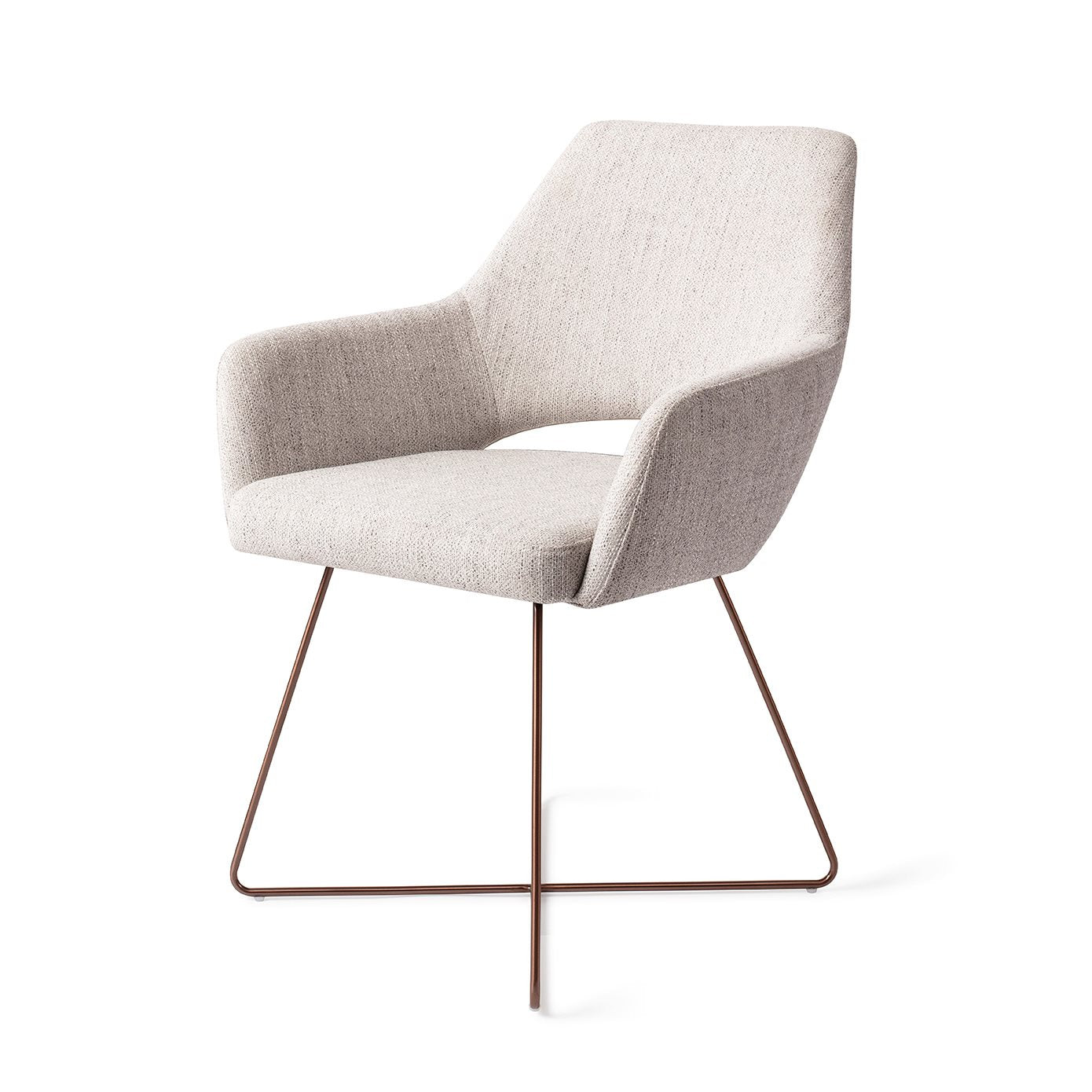 Yanai Dining Chair Pigeon Cross Rose