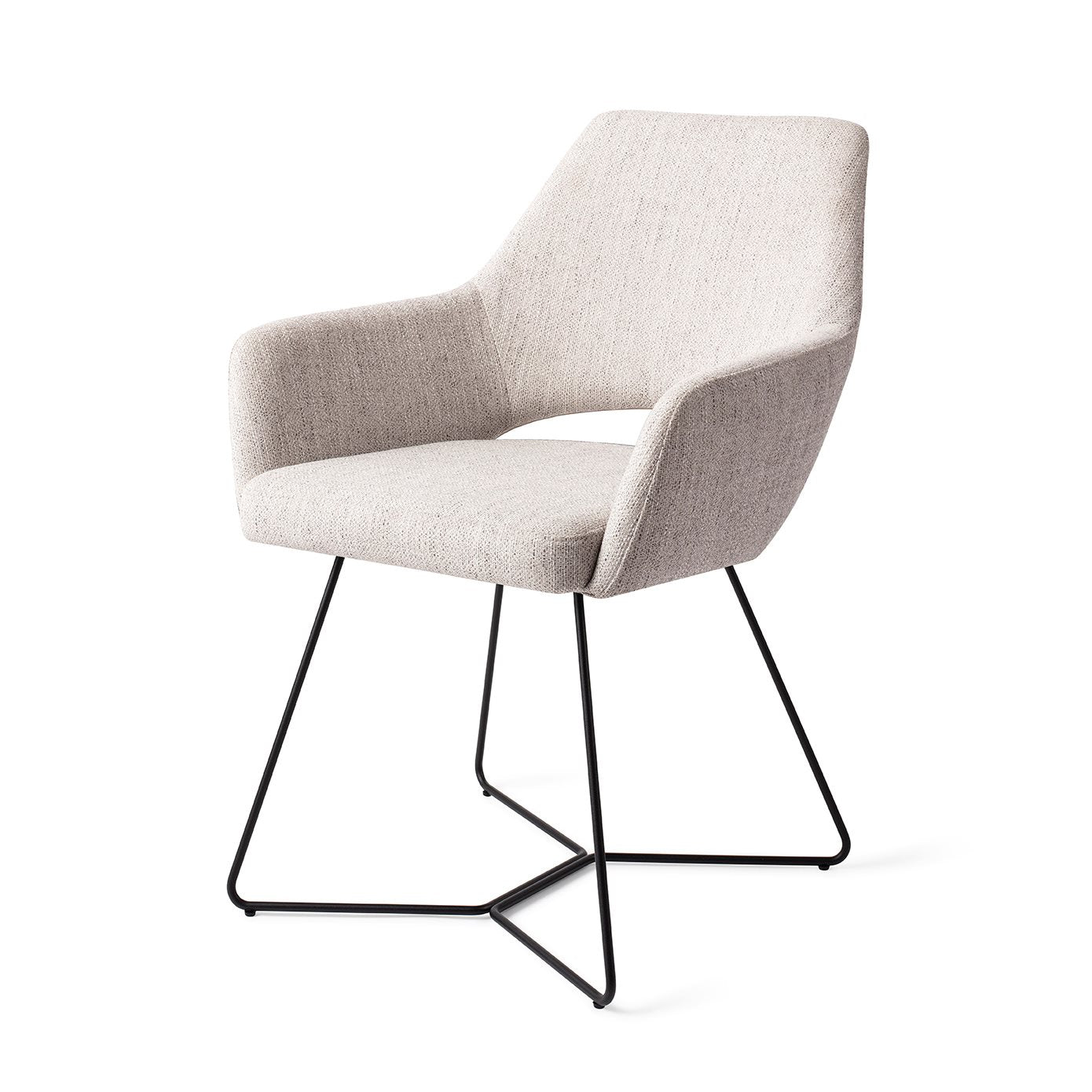 Yanai Dining Chair Pigeon Beehive Black