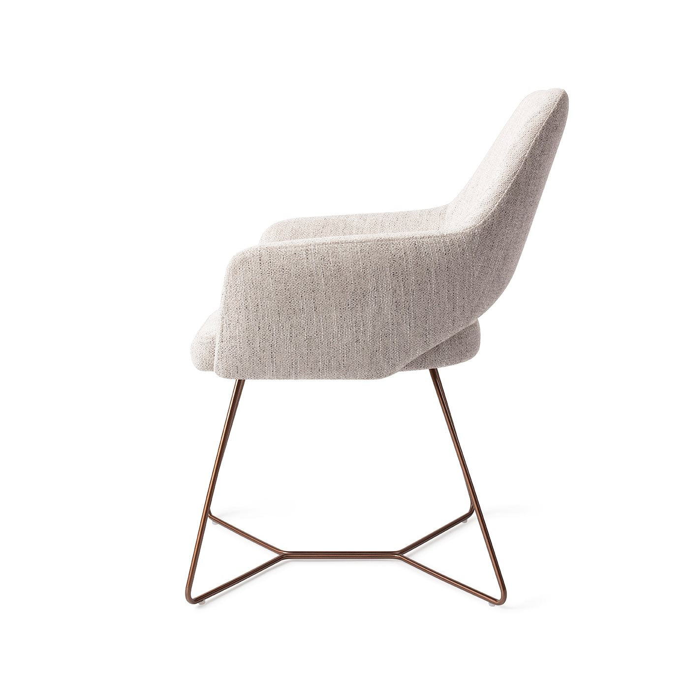 Yanai Dining Chair Pigeon Beehive Rose