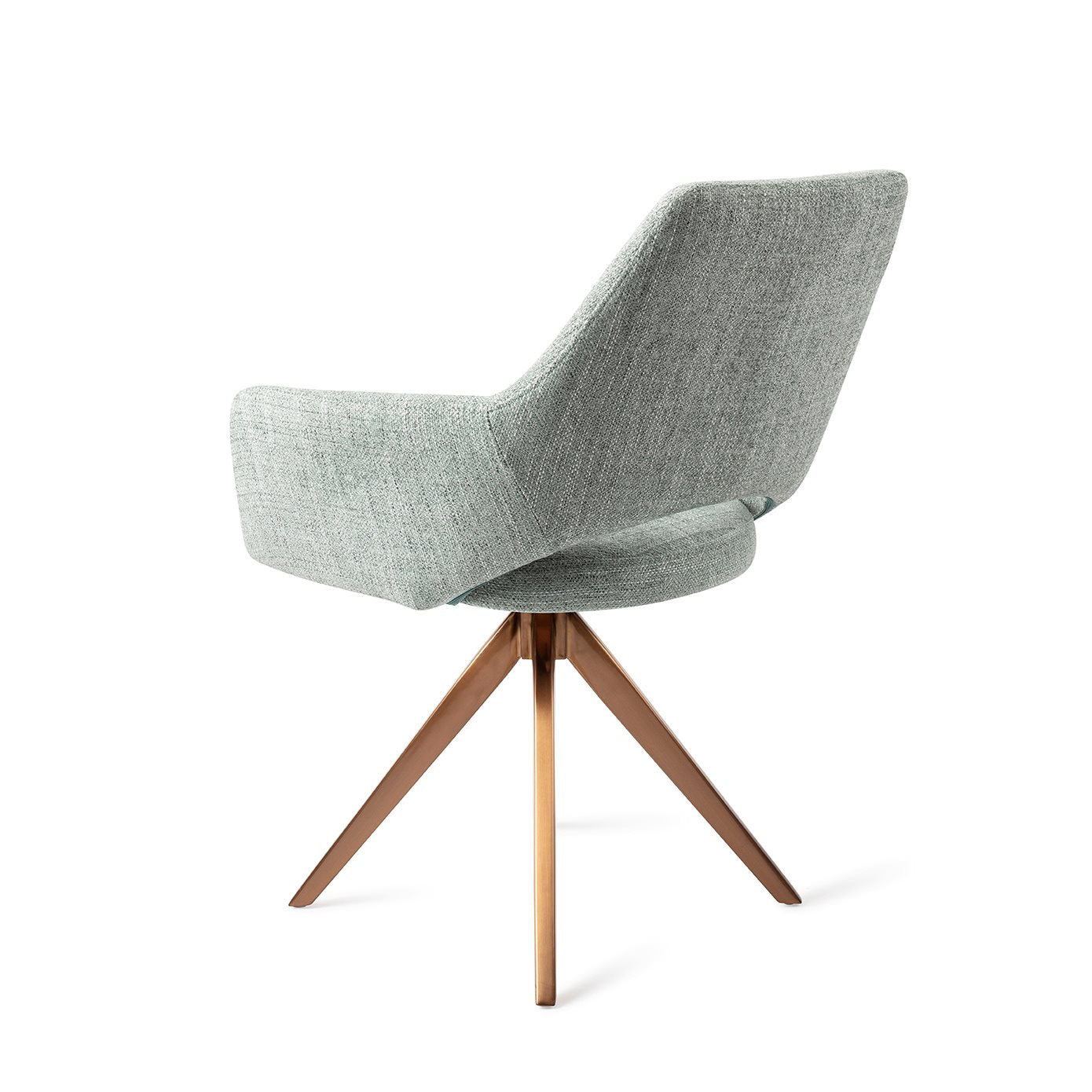 Yanai Dining Chair Soft Sage Turn Rose