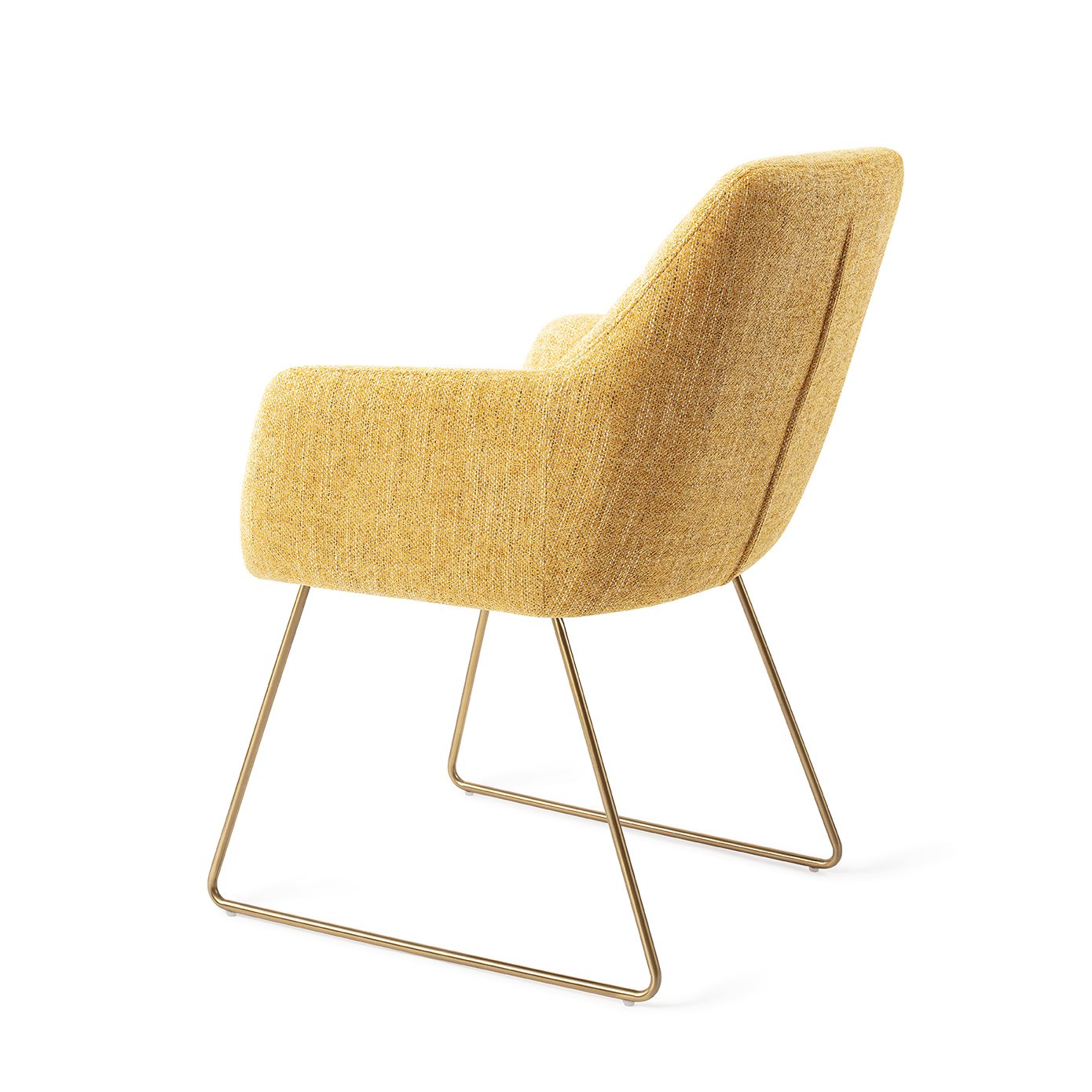 Noto Dining Chair Bumble Bee Slide Gold