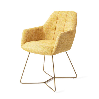 Noto Dining Chair Bumble Bee Beehive Gold