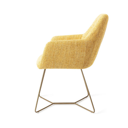 Noto Dining Chair Bumble Bee Beehive Gold