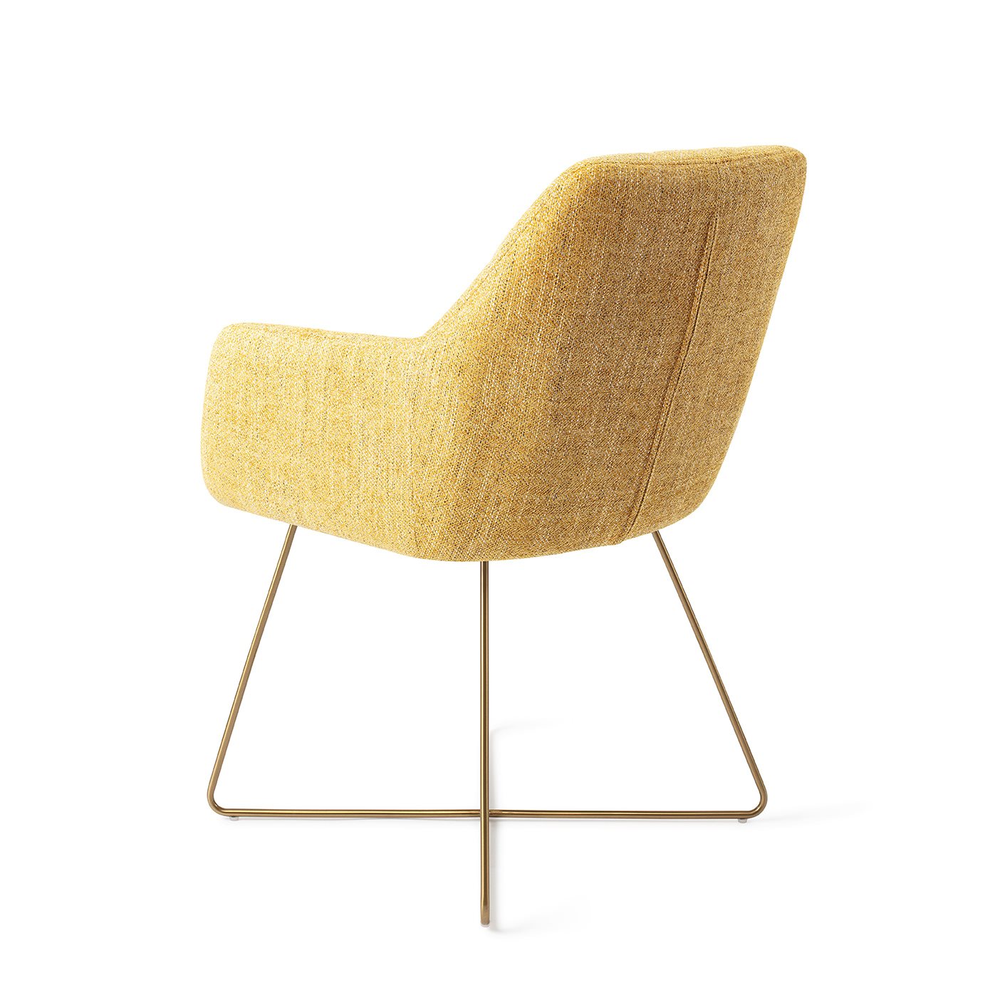 Noto Dining Chair Bumble Bee Cross Gold