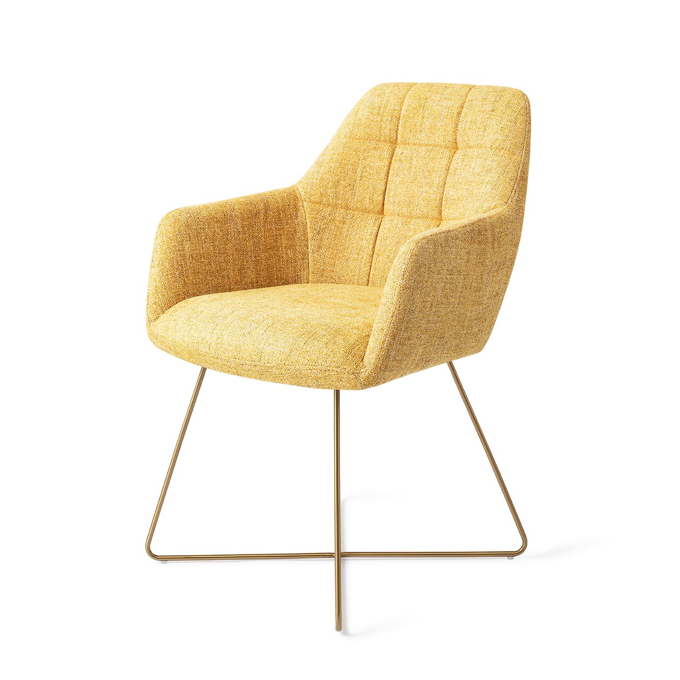 Noto Dining Chair Bumble Bee Cross Gold