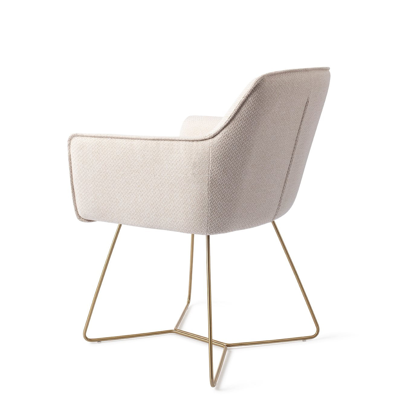 Hofu Dining Chair Enoki Beehive Gold