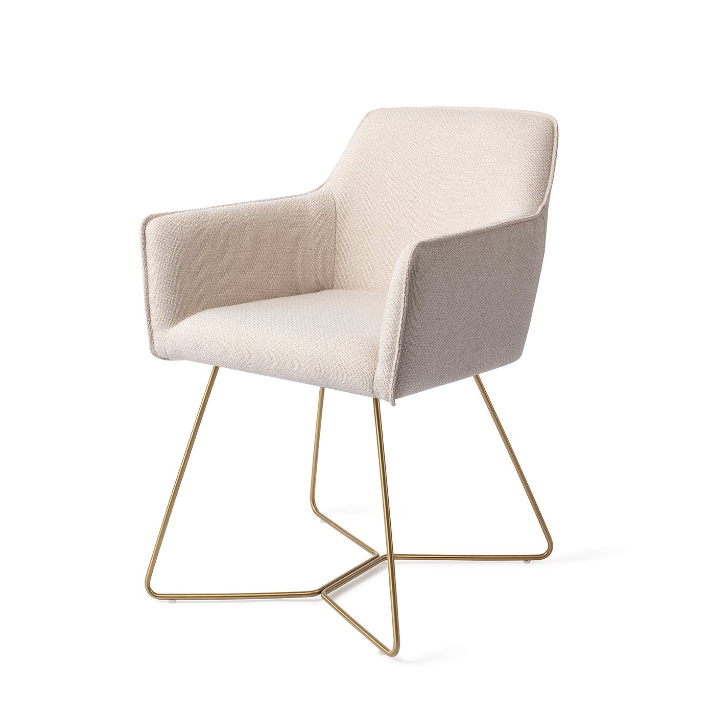 Hofu Dining Chair Enoki Beehive Gold