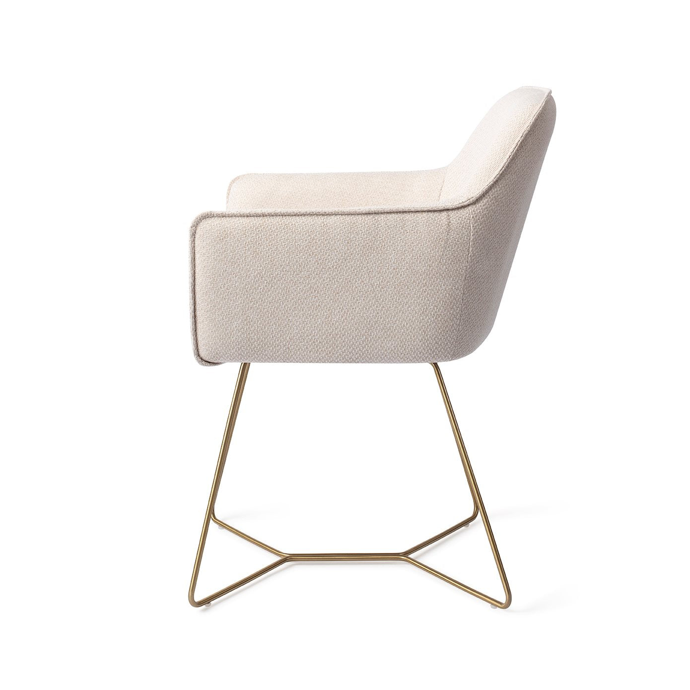 Hofu Dining Chair Enoki Beehive Gold