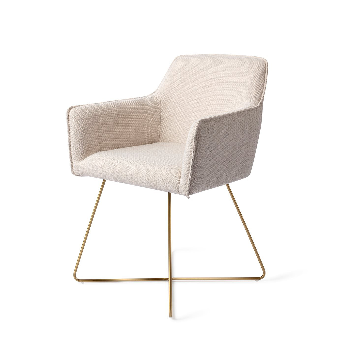 Hofu Dining Chair Enoki Cross Gold